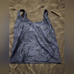 Senita Athletics Skin Shakti Tank Mid Length Twilight Swirl Size Large
